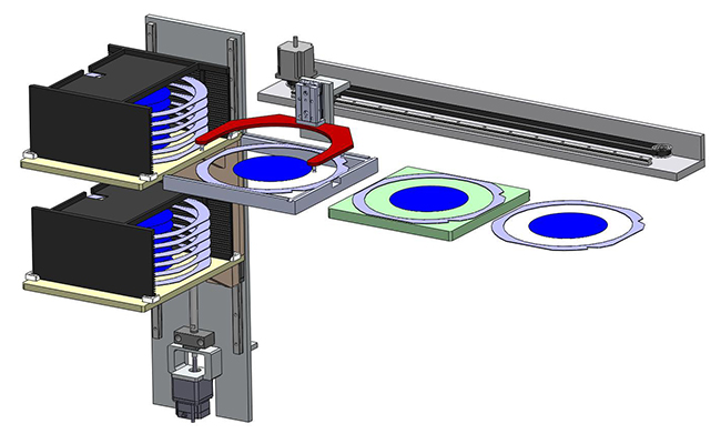 Wafer Film Frame Handling for Laser Dicing System
