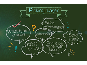 Picking Lasers School Blackboard Graphic